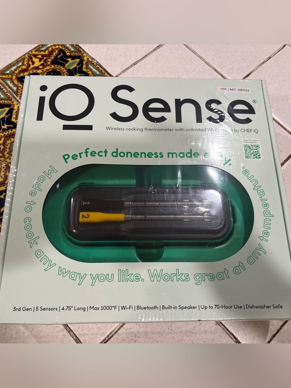 CHEF iQ Sense Smart Wireless Meat Thermometer